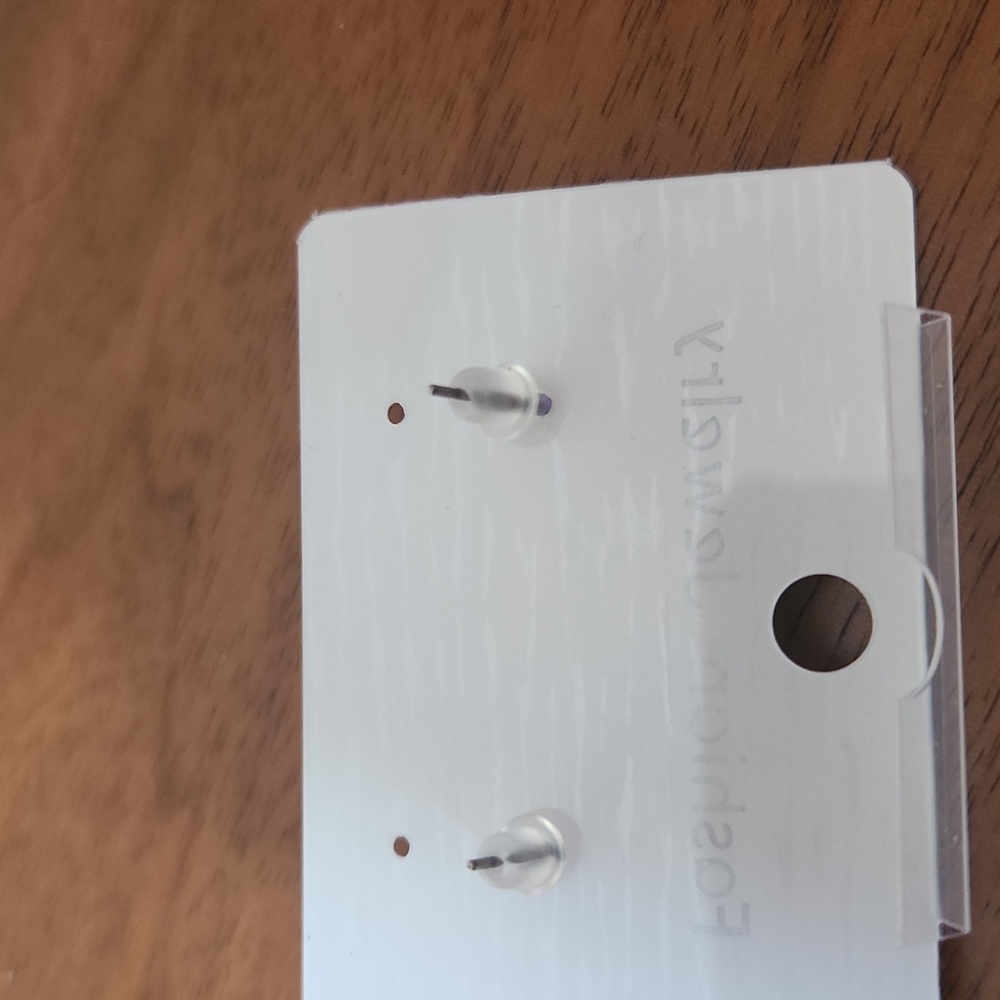 Purple Bow Earrings for Women Or Kids Soft Feeling - Picture 2 of 2